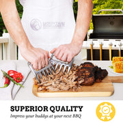 Bear Claws Meat Shredder for BBQ - Perfectly Shredded Meat, (Stainless Steel) - Grill Parts America