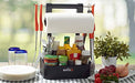 Mr. Bar-B-Q Adjustable Grilling Caddy | Store all your Grilling Accessories in One Place | Roller Towel Holder | Reduce Mess While Grilling - Grill Parts America