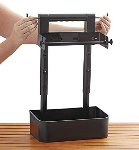 Mr. Bar-B-Q Adjustable Grilling Caddy | Store all your Grilling Accessories in One Place | Roller Towel Holder | Reduce Mess While Grilling - Grill Parts America