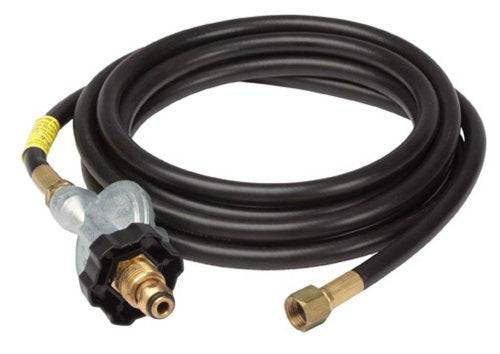 Mr. Heater F273077  12-Feet Hose/Regulator Assembly, P.O.L. and Hand Wheel x 3/8-Inch Female Pipe Thread,Multicolored,Regular - Grill Parts America