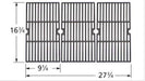 Music City Metals 68763 Matte Cast Iron Cooking Grid Replacement - Grill Parts America