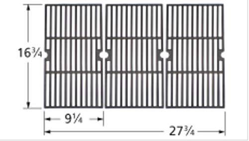 Music City Metals 68763 Matte Cast Iron Cooking Grid Replacement - Grill Parts America