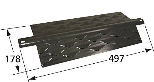 Music City Metals 96411 Porcelain Steel Heat Plate Replacement for Gas Grill Models Aussie 7710.8.641 and Aussie 7710S8.641 - Grill Parts America