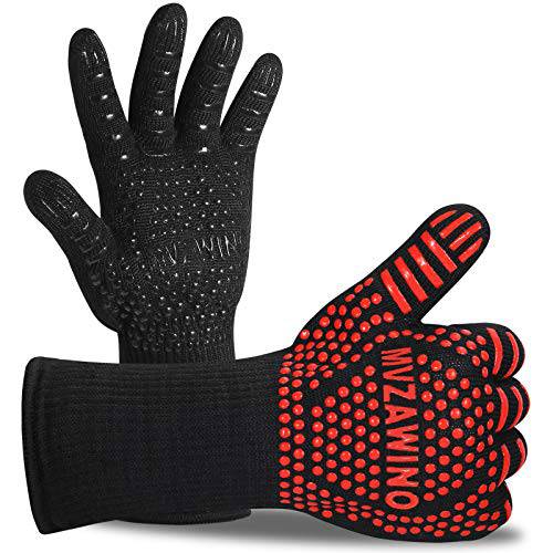 Premium BBQ Gloves, 1472°F Extreme Heat Resistant Oven Gloves - Grill Parts America