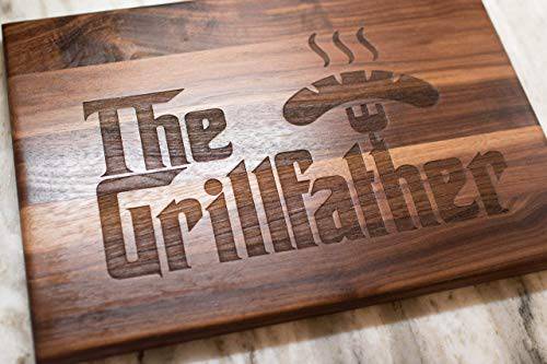 The Grillfather Cutting Board - USA Made Wood Cutting Board - Handmade - Grill Parts America