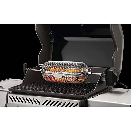 Napoleon 64000 Rotisserie Basket Grill Accessory, Stainless Steel - Grill Parts America