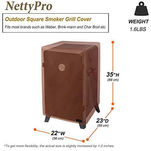 NetttyPro 32 Inch Waterproof Electric Smoker Cover for Masterbuilt 30 Inch Electric Smoker - Grill Parts America