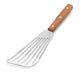 New Star Foodservice 43068 Wood Handle Fish Spatula, 6.5" Blade, Silver - Grill Parts America