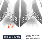 Nexgrill PPG371 (4-Pack) Porcelain Steel Heat Plate, Heat Shield, Heat Tent, Burner Cover - Grill Parts America