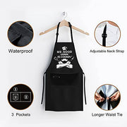 Apron for Men - Mr. Good Looking is Cooking - Personalized Men Birthday Gifts Apron with Pockets - Grill Parts America