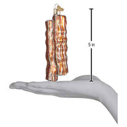 Old World Christmas Ornaments: Bacon Strips Glass Blown Ornaments for Christmas Tree - Grill Parts America