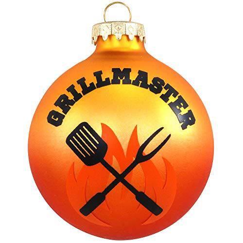 On Holiday Grill Master Glass Christmas Tree Ornament - Grill Parts America