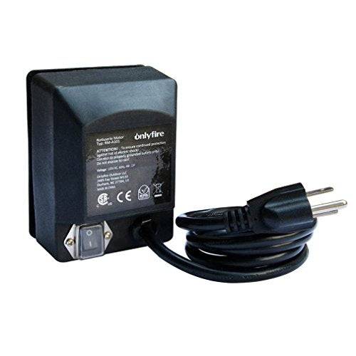 Onlyfire Universal Grill Electric Replacement Rotisserie Motor 120 Volt 4 Watt On/Off Switch, Black - Grill Parts America