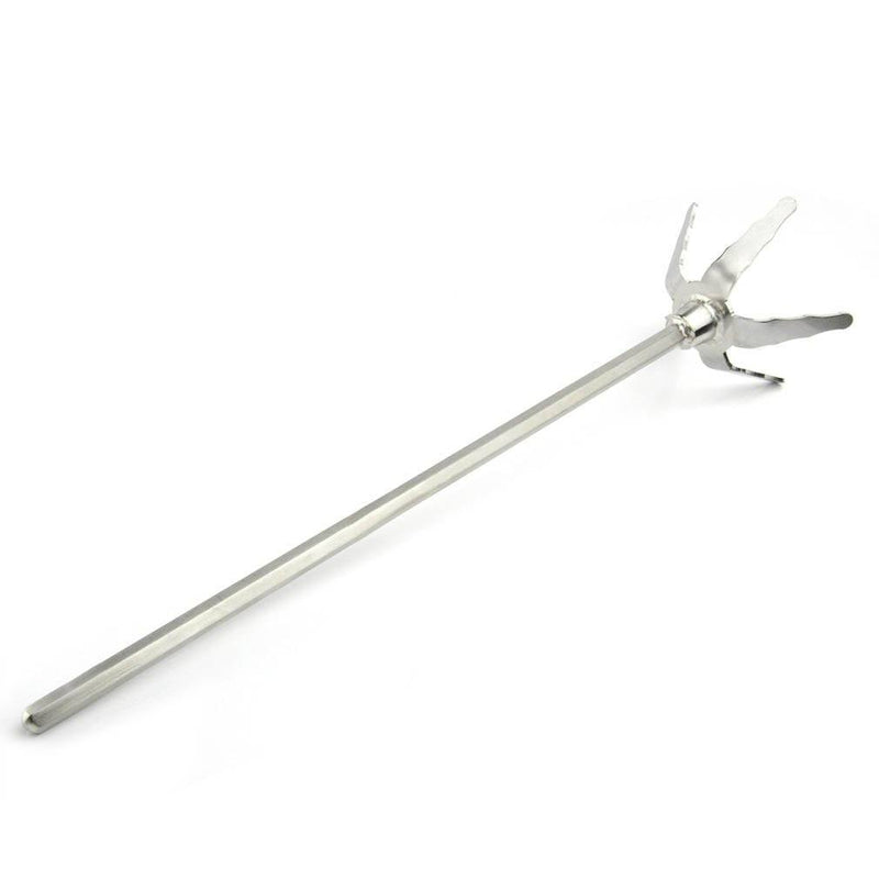 onlyfire 3 Inch Stainless Steel Pork Puller Used with Standard Hand Drill - Grill Parts America