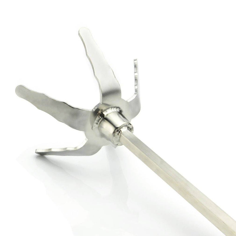 onlyfire 3 Inch Stainless Steel Pork Puller Used with Standard Hand Drill - Grill Parts America