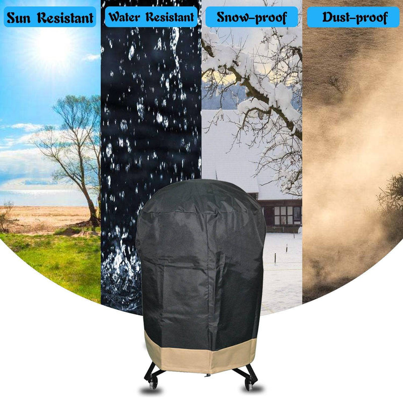 Onlyfire Kamado Grill Cover Fits for Large Big Green Egg - Grill Parts America