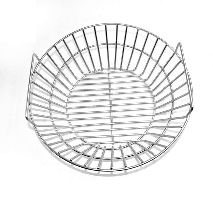 onlyfire Stainless Steel Charcoal Ash Basket Fits for Large Big Green Egg Grill, Kamado Joe Classic, Pit Boss, Louisiana Grills,Primo Kamado Grill and Large Grill Dome - Grill Parts America