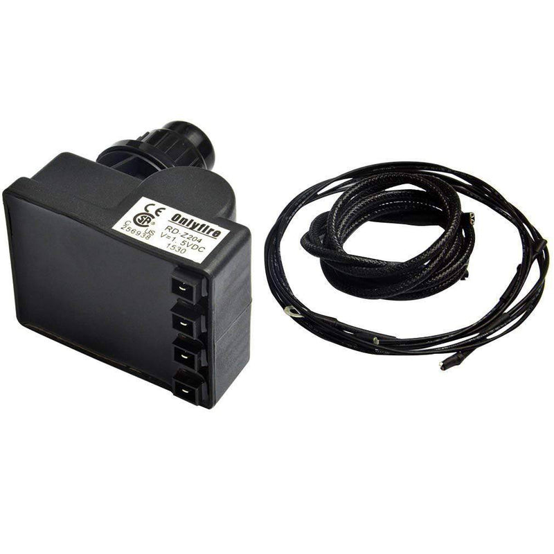 Onlyfire Universal Fit 4-Spark Electronic Push Button Igniter Kit for Char-Broil Most Grills, Black - Grill Parts America