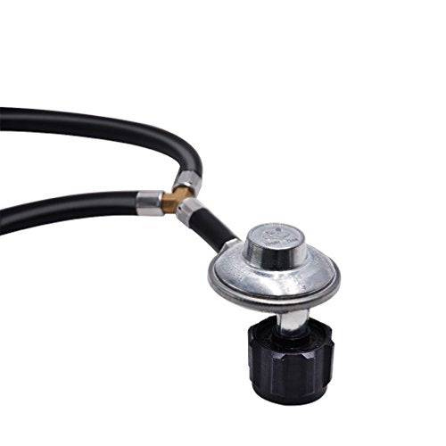 onlyfire 36-Inch QCC1 Propane Replacement Regulator with Double Hoses for Grill,Heater and Propane Appliances - Grill Parts America