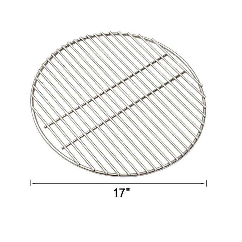 onlyfire Stainless Steel High Heat Charcoal Fire Grate for X-Large Big Green Egg, 17-inch - Grill Parts America