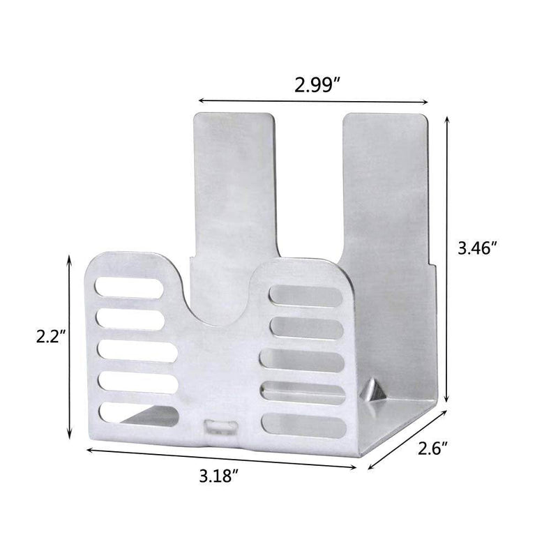 onlyfire Universal Barbecue Grill Stainless Steel Rotisserie Motor Bracket, 2 pcs Screw - Grill Parts America