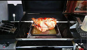 Onlyfire Universal Grill Electric Replacement Stainless Steel Rotisserie Motor 110 Volt 4 Watt On/Off Switch- 40 lb. Load - Grill Parts America