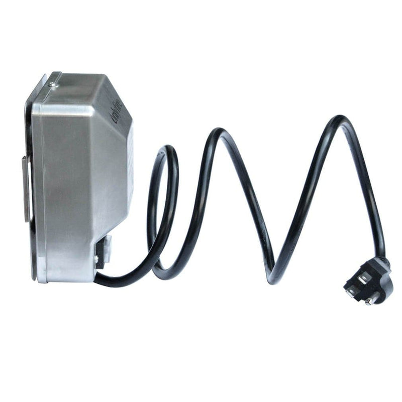 Onlyfire Universal Grill Electric Replacement Stainless Steel Rotisserie Motor 110 Volt 4 Watt On/Off Switch- 40 lb. Load - Grill Parts America