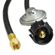 onlyfire Universal QCC1 Low Pressure Propane Regulator with 12 ft Hose for Most LP Gas Grill, Patio Heater and Fire Pit Table, 3/8" Female Flare Nut - Grill Parts America