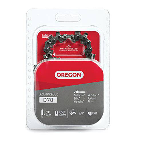 Oregon D70 20-Inch AdvanceCut Chainsaw Chain, Fits Echo, McCulloch and More - Grill Parts America