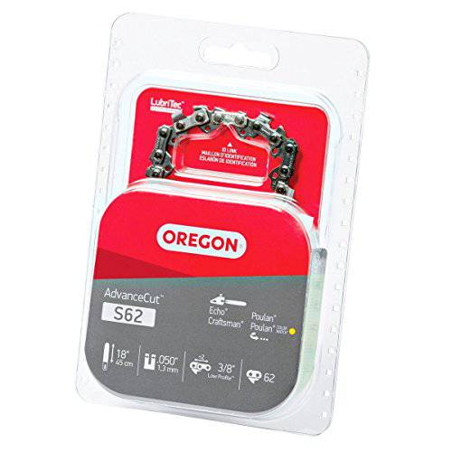 Oregon S62 AdvanceCut 18-Inch Chainsaw Chain Fits Craftsman, Homelite, Poulan - Grill Parts America