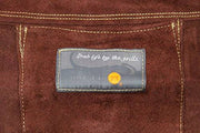 Outset F240 Leather Grill Apron, 0.25 x 26.5 x 29.75 inches, Brown Suede - Grill Parts America
