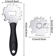 2 Pieces BBQ Grill Scrapers Stainless Steel - Grill Parts America