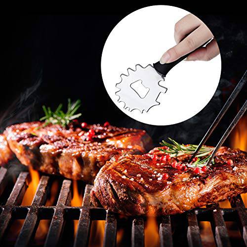 2 Pieces BBQ Grill Scrapers Stainless Steel - Grill Parts America