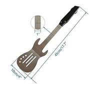 PEPKICN Rock Guitar Style Spatula & Tongs and Guitar Shaped Bottle Opener - Grill Parts America