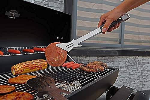 PEPKICN Rock Guitar Style Spatula & Tongs and Guitar Shaped Bottle Opener - Grill Parts America