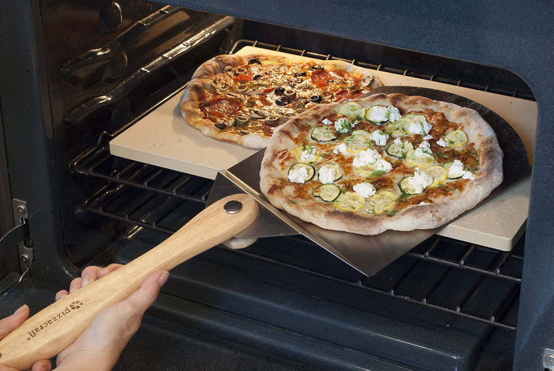 Pizzacraft Pizza Peel With Folding Wood Handle For Easy Storage (Stainless Steel) - PC0200 - Grill Parts America
