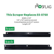 POSFLAG 99-9313 Snow Blower Paddles 55-8760 Scraper Blade 95-6151 Drive Belt Hardware Kit for Toro - Grill Parts America