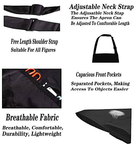 Funny Grilling Aprons with Pockets, King of the Grill, Adjustable Chef Bib Apron - Grill Parts America