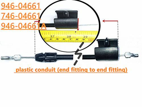 STOP-CONTROL-CABLE-FITS-946-04661-746-04661-MTD-TROY-BILT-21-034-DECK-74604661-Generic Aftermarket Part - Grill Parts America