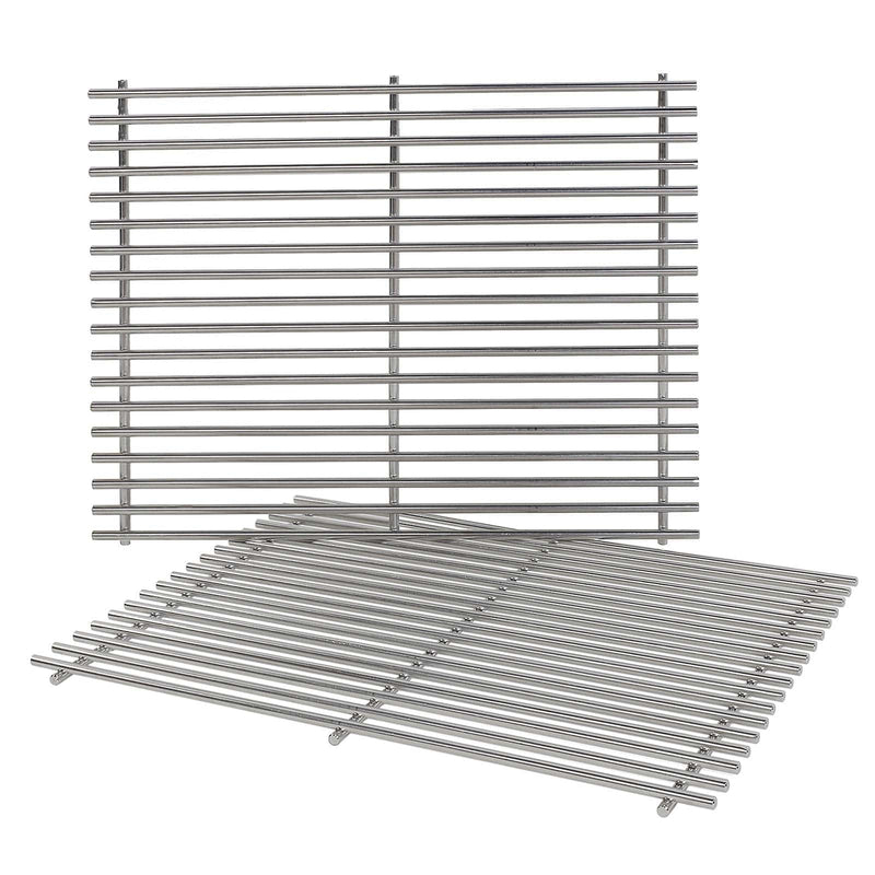 QuliMetal 7528, 304 Stainless Steel Cooking Grates (19.5 x 12.9 x 0.6) for Weber - Grill Parts America