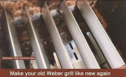 QuliMetal 7620 17.5 Inches Flavor Bars for Weber Genesis 300 Grill Parts, Stainless Steel Heat Plate - Grill Parts America