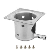 QuliMetal Fire Burn Pot Replacement Parts for Traeger and Most Pit Boss Pellet Grill Burner - Grill Parts America
