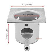 QuliMetal Fire Burn Pot Replacement Parts for Traeger and Most Pit Boss Pellet Grill Burner - Grill Parts America