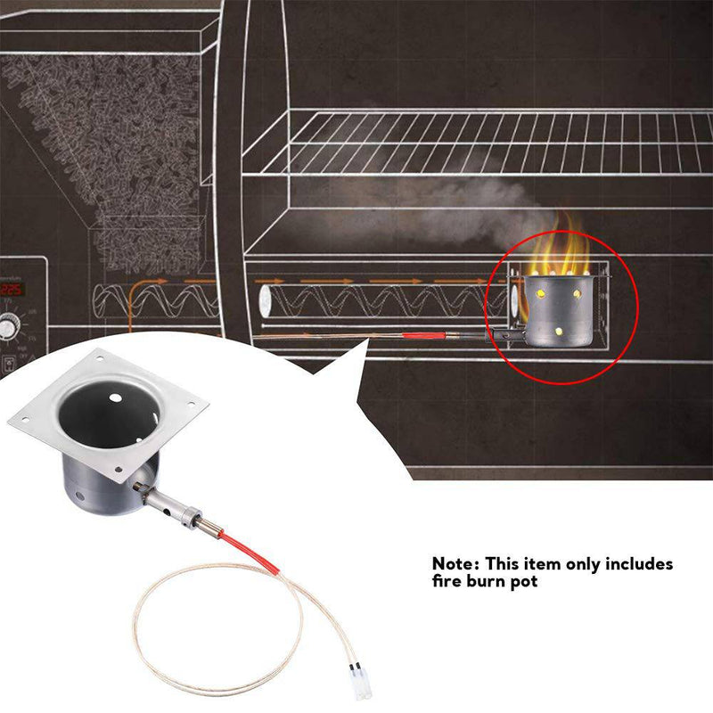 QuliMetal Fire Burn Pot Replacement Parts for Traeger and Most Pit Boss Pellet Grill Burner - Grill Parts America