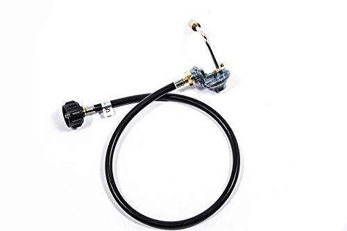 3ft Propane Adapter Hose 1 lb to 20 lb Converter and Gas Regulator fit for Blackstone 17”, 22” Tabletop, and The Dash Griddles - Grill Parts America