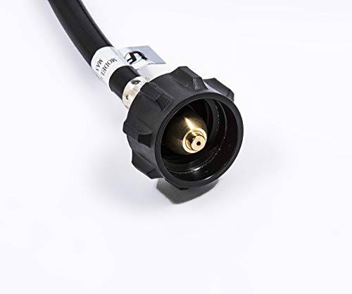 3ft Propane Adapter Hose 1 lb to 20 lb Converter and Gas Regulator fit for Blackstone 17”, 22” Tabletop, and The Dash Griddles - Grill Parts America