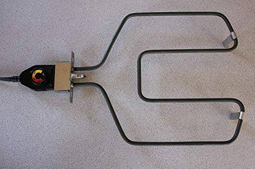 River Country Universal Replacement Electric Smoker and Grill Heating Element with Adjustable Thermostat Controller - Grill Parts America