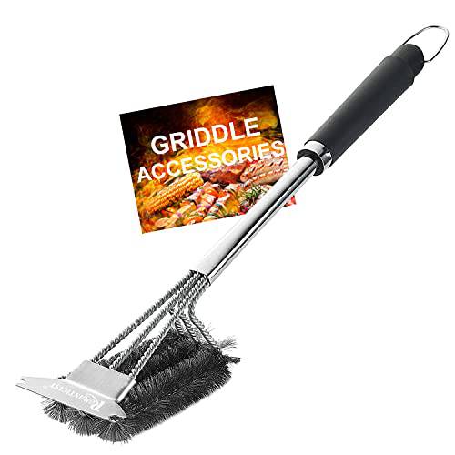 ROMANTICIST 18’’ Grill Brush with Scraper - Grill Parts America