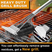 ROMANTICIST 18’’ Grill Brush with Scraper - Grill Parts America