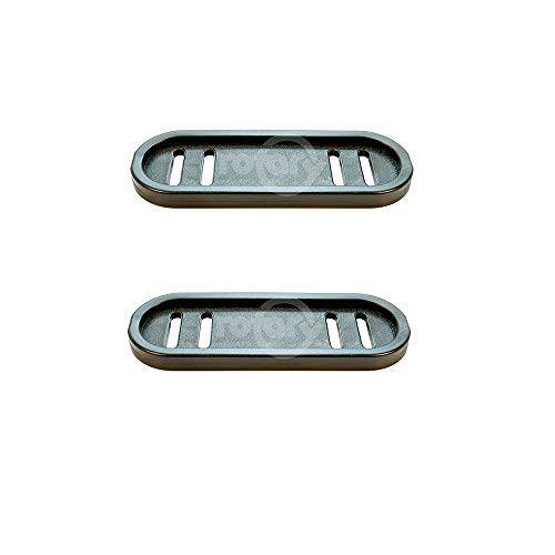 Rotary 5649 Pack of 2 Polymer Skid Shoes for Snowblowers - Grill Parts America